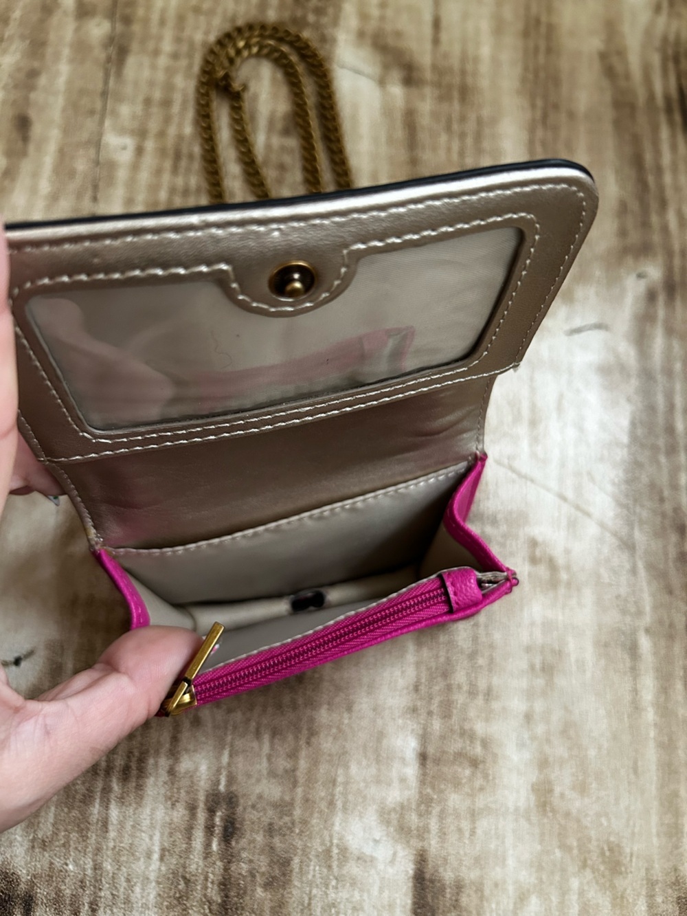 GUESS Noelle Micro Mini Leather Chain Crossbody - Picture 5 of 6